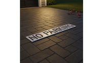 No Parking Stencil Reusable Pavement Marking Stencil Flexible Foldable for Maintenance Crews, Driveways, Asphalt