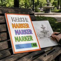 Sketchbook Spiral Bound Art Drawing Pad for Artists Students A3 A4 A5