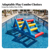 Inflatable multi-tentacle climber Multiple configurations Available Inflatable jumper with Slide and Obstacles Colorful Designs Water Obstacle Course for children, Lake