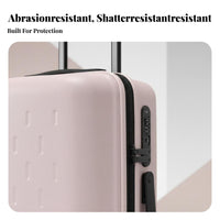 Large Capacity Hardside Suitcase Lightweight Rolling Luggage Hardshell Design Travel Gear Scratch-Resistant for Vacationers, Airline Passengers, Vacation, Vacations, Business Trip, Airports