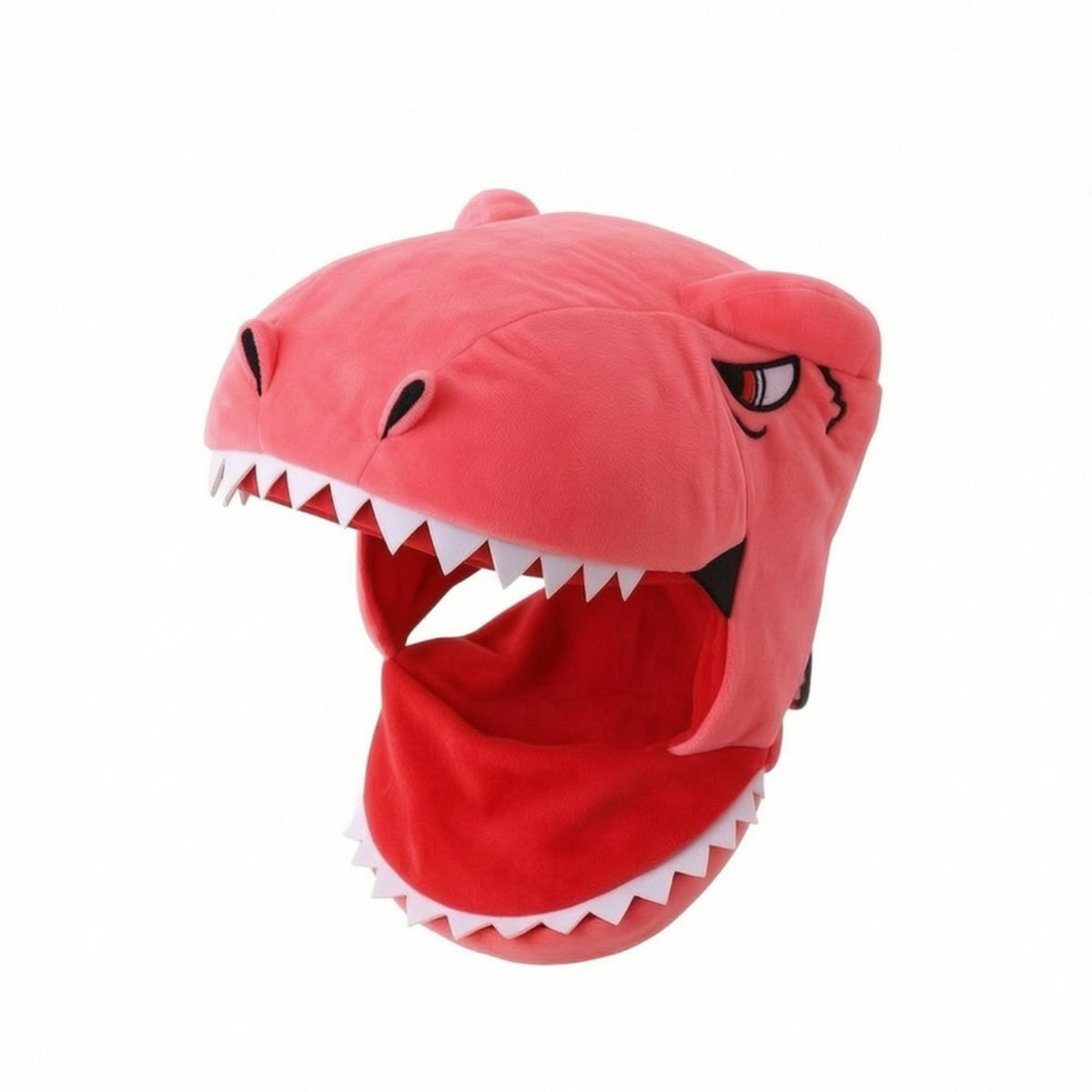 Lightweight Dinosaur Hat with Neck Cover Embroidered Dinosaur Costume Hat Warm Handmade for Photo Shoots