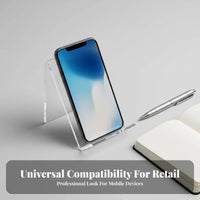 Angled Pha Rest Transparent Design Display Holder Universal Compatibility