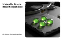 Turntable Bubble Accurate Alignment Precision Record Player Leveling Tool Improves Accuracy Platter Spirit Level for Vinyl Collectors, DJs