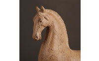 Horse Figurine Distressed Horse Sculpture Handcrafted Ornament for Art Collectors, Living Room, Entryway, Bookshelf