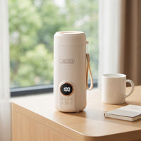 Electric Kettle Cup Insulated Portable Water Boiler Double-Wall for Dorm