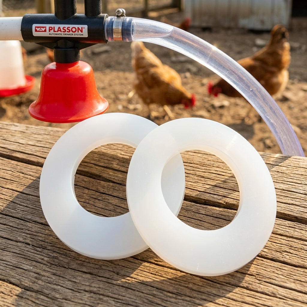Bird Waterer Accessories, Metal Chicken Waterer Replacements, 20 Pieces, Durable Material for Poultry Equipment
