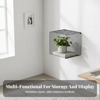 Nordic Aesthetic C-Shaped End Table Minimalist and design C-Shaped Stand with Shelf Space-Saving Home Furniture Slide-Under Function for Apartment Dwellers, Homeowners, Remote Workers, Living Room, Bedroom, Small Spaces