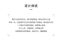 盲盒柜木质杯子桌面收纳盒化妆品桌上置物架复古抽屉式台面收纳柜 立柜原木色海棠花玻璃门