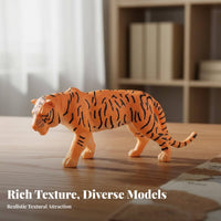Realistic Animal Figurine Imaginative Farm Play Set Animal Toy PVC Material Realistic Animals for Kids, Young Children, Dioramas, Cake Toppers