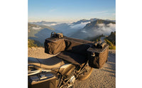 Motorcycle Seat Storage Bag Foldable Waterproof Rear Seat Storage Bag Simple to Install