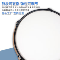 12-inch Simulation Dumb Drum Set Practice Kit Silent Drum Pad with Stand Metronome Drumsticks