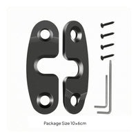 Sun Visor Clip with Screws Slim-Profile Sun Visor Clip Hardware Heavy-Duty for off-Roaders, Truck, Jeep
