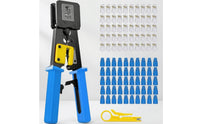 Network Cable Crimping Tool Reliable Modular Kit for Amateur Technicians