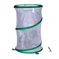 Reinforced Spiral Band Mesh Plant Cover Ground Stakes Protection Enclosure Translucent Plant Net Cage Lightweight