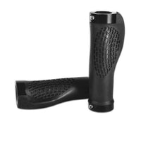 2 Pieces Comfort Grip Lock-on Handlebar Grips Full Palm Support Lock-on Bike Grips Long-Lasting Rubber Easy to Install for Long-Distance Cyclists, Commuters, Road Cycling, Trail Riding, City Commuting
