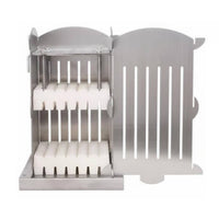Quick Kebab Making Tool Fast Skewering Stainless Steel Skewer Box Easy to Clean Multi Skewer Threading Machine for Outdoor, Commercial Kitchen