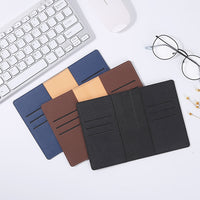 Multi-functional PU Leather Passport Holder Travel Wallet with Card Slots