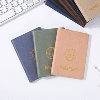 Multi-functional PU Leather Passport Holder Travel Wallet with Card Slots