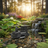 High Flow Rate Submersible Water Pump Energy Saving Variable Frequency Pump Dry Run Protection for Outdoor, Aquarium