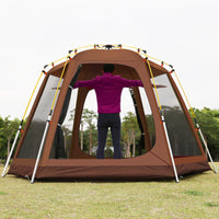 Automatic Waterproof Double-Layer Camping Tent for 3-8 People