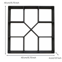 Walkway Mold Hand-Operated Walkway Maker Paving Mould Rigid Form Smooth for Homeowners, Garden, Patio