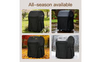 Grill Cover with Drawstring Waterproof Barbecue Cover with Handle Dustproof for Patio