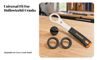Long Shaft Bottom Bracket Installation Tool Sturdy Bottom Bracket Removal Tool Lightweight Installation Wrench Aluminum Alloy for Bike Maintenance
