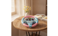Pretend-Play Toy Steering Wheel with Suction Cup Educational Simulated Steering Wheel for Toddlers