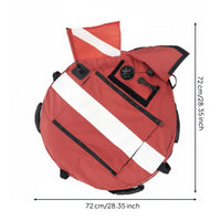 Freediving Floating Portable Spearfishing Buoy Flag Included Inflatable Dive Floating for Sea, Diving Trips
