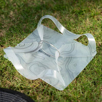 Food-Grade PP Card-Style Folding Table Lightweight Portable Small Table Compact Outdoor Furniture for Camping, Picnics