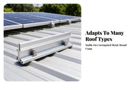 Predrilled Solar Mini Safeguard Pads Solar Panel Mounting Photovoltaic Roof Hardware Lightweight