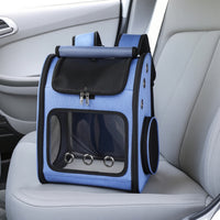Pet Carrier Backpack with Window Breathable Pet Carrier with Transparent Window Lightweight Cat Backpack for Commuting