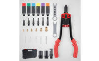 Rivet Nut Tool Kit Heavy Duty Rivet Kit Non Slip Hand Riveter for Home Improvement Hobbyists, Handymen, Home Maintenance