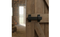 Slide Bolt Latch with Padlock Hole Heavy Duty Barn Door Latch with Padlock Hole Padlockable Lock for Sheds, Fences