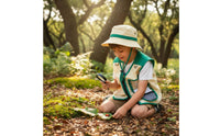 Outdoor Exploration Role-Play Set Multi-Pocket Design Kids Journeyer Vest and Hat Set Children's Wilderness Costume Multiple
