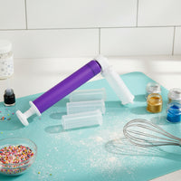 Manual Cake Violet Barrel Cake Translucent Cups Manual Decorating Tool