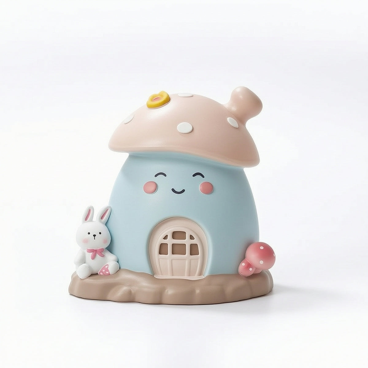 Adorable Fungus Piggy Bank Compact Fungus Currency Bank Decorative Currency Saving Pot Sturdy for Children, Girls, Nursery