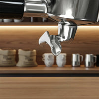 304 Stainless Steel 54mm Double Spout Portafilter Detachable Design Espresso Group Handle for Home Baristas