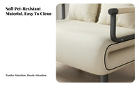 Double-PurposeUse Fold-pull-down Single Bed Space-Saving Pull-pull-down Single Bed Chair Multi-Functional changeable Seating Easily Converts for Apartment Dwellers, Students, indivitwo-in-single units, Small areas, Living Room, Balcony, Bedroom