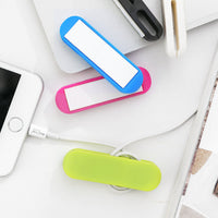 Silicone Cable Organizer Clips for Desktop Data and Charging Cables