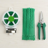 Synthetic Plant Tie Wire Dispenser, Tomato, Passionfruit, Fruit Tree & Vegetable Plant Tie, Built-in Cutter, for Climbing Plants