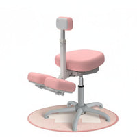Stable Fiveprong Base Adjustable Kneeling Chair Antitip-proof Adjustable Kneeling Chair with Chest Rest Lockable Casters children's Furniture for children, Students, Parents, Writing, Home Study, Desk Work, Online Learning