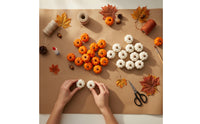 48 Pieces Mini Artificial Pumpkins Glossy Mini Faux Pumpkins Small Decorations for Window Displays, Table Centerpieces