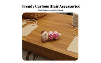 Novelty Food Duckbill Fastener Fun Design Food Shaped Hair Fastener Novelty Hairpin Cute Design Peeper-Catching for Girls