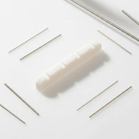 Improves Tone Jazz Bass-Style Bass Bone Nut Upgrade Part 4-String Bass Nut Long-Lasting Instrument Accessory Eliminates Fret Buzz for Bassists