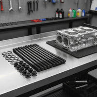 High-Grade Head Stud Kit with Washers Replacement Cylinder Head Studs Compatible Hardware Premium Quality for Automotive Workshops