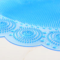 Footprint Suction Cup Non-Slip Bath Mat for Home and Hotel Use