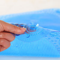 Footprint Suction Cup Non-Slip Bath Mat for Home and Hotel Use