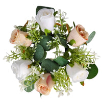 Eucalyptus Candle Circlet Lightweight Candle Circlet with Eucalyptus Table Centerpiece Wreath Natural Artificial Wreath Lifelike