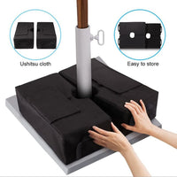 Outdoor Umbrella Base Weight Bag, Detachable Windproof Sandbag for Patio Umbrella Stand